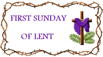 Image result for picture for first sunday in lent